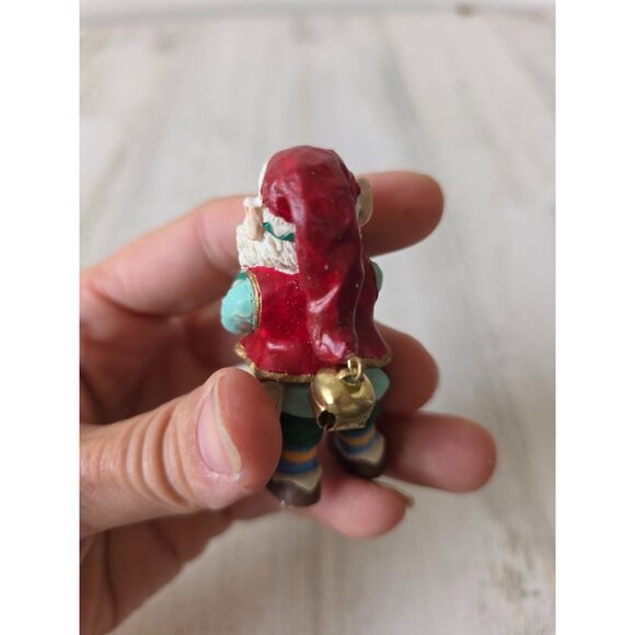 Vintage Santa saxophone band figurine Bell village Xmas decor - Picture 3 of 7